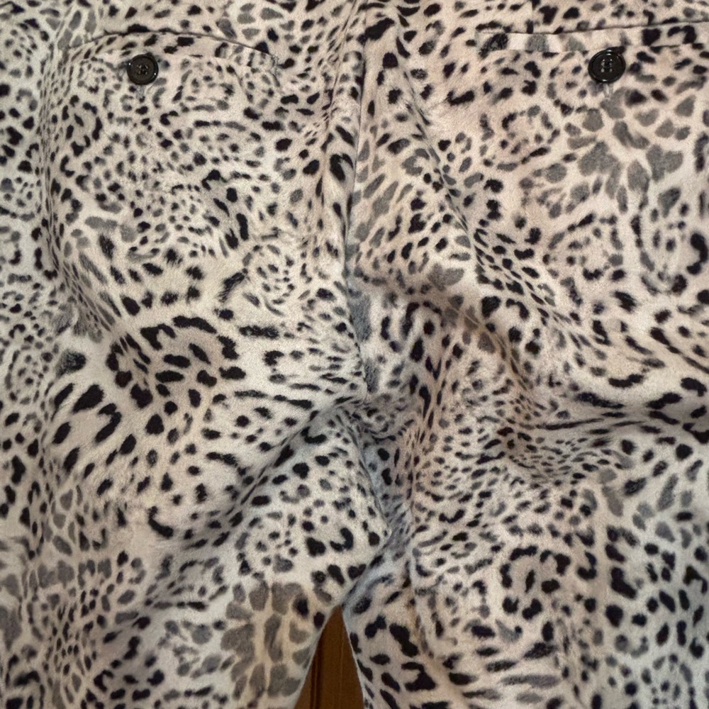 Zara Basic Animal Print Pants - Picture 7 of 13
